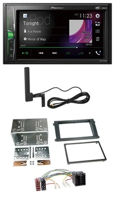 Pioneer MP3 DAB AUX 2DIN Bluetooth Autoradio für Porsche Cayenne 2002-2007 - Bild 1 von 4