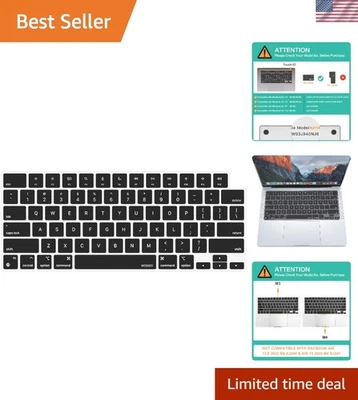 Capa de teclado de silicone projetada para MacBook Air/Pro, ajuste perfeito e fácil cuidado - Imagem 1 de 4