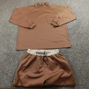 Scent Blocker L Jogger Pants Shirt Brown Thermal Baselayer Hunting Set Suit Warm - Picture 1 of 24