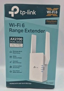 TP-Link - AX3000 Dual-Band Wi-Fi 6 Range Extender - RE705X unbenutzt im Karton - Bild 1 von 8
