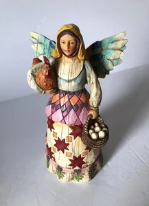 2002 - Jim Shore "Angel Of Faithfulness" Figur 108918 Hen Eggs Creek Farm - Bild 1 von 6