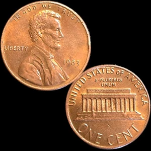 1983 Lincoln Cent Penny Double Die with Possible Die Clash Error Coin READ - Picture 1 of 9