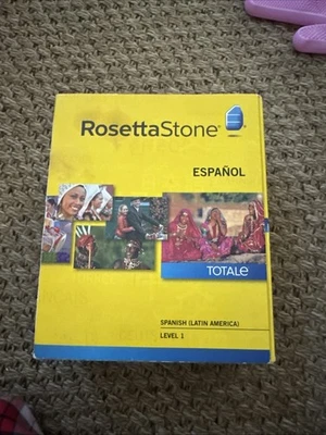 ROSETTA STONE Version Level 1 Language CD Headphones Totale Spanish Latin - Image 1 of 4