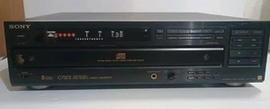 Sony C79ES 5 DISC CD Player Changer Vintage ES Compact Disc - Picture 1 of 8