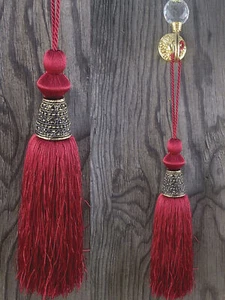 Tassel with Gold Top - Red 22cm - Bild 1 von 1