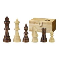 Chess Figures - Remus - Wood - Staunton - Height of King 89mm