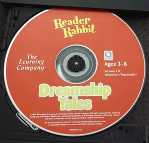 Reader Rabbit Dreamship Tales 2002 CD-ROM Win/Mac Disc ONLY No Booklets/Inserts - Photo 1/1