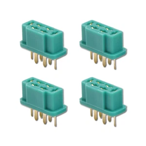 4 Stück MPX Goldstecker Stecker Multiplex 6 Polig 35A Female Weiblich Buchse 6P - Bild 1 von 3