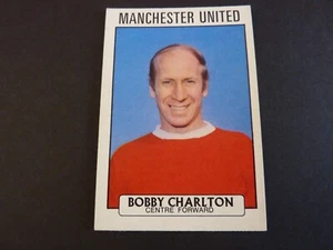 Tarjeta de fútbol americano Bobby Charlton - A&BC con espalda púrpura de 1971 - No 9 - ¡En muy buen estado! Man Utd - Imagen 1 de 3