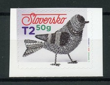 Slovakia 2019 MNH Easter Tinsmithing 1v S/A Set Arts & Crafts Birds Stamps