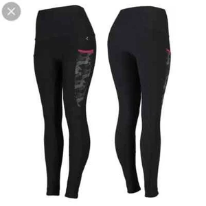 NWT Horze Limited Edition Odette Horseback Riding Reflective Tights Size 24 - Picture 1 of 3