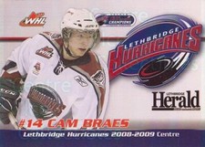 2008-09 Lethbridge Hurricanes #11 Cam Braes