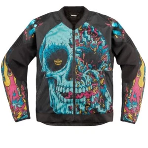 2024 Icon Overlord3 Mesh CE Street Motorcycle Riding Jacket - Pick Size & Color - Picture 1 of 18