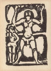 Georges Rouault, Jongleur, Woodcut, initialed in the stone - Picture 1 of 2