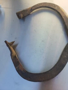 Great antique forged metal tool / clamp for foundry? - Picture 1 of 8