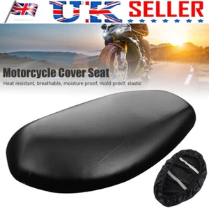 Universal Motorcycle Motorbike Seat Cover Scooter Cushion Leather Protector Acce - Picture 1 of 11