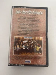 USA FOR AFRICA We Are The World Cassette Tape 1985 Prince Michael Jackson USED - Picture 1 of 3