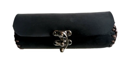 LEDERECKE KONSTANZ Leder Stiftrolle Schlampermäppchen Leder-Rolle Handarbeit