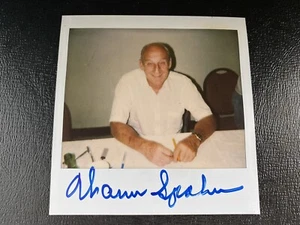 Warren Spahn Signed Polaroid Photo JSA Photograph Autograph Auto Braves HOF 1/1 - Picture 1 of 2