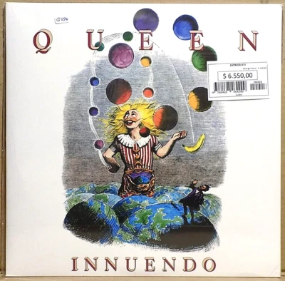 QUEEN Innuendo Rare Argentine Sealed M- RE + Booklet DOUBLE LP Freddie Mercury - Image 1 of 2