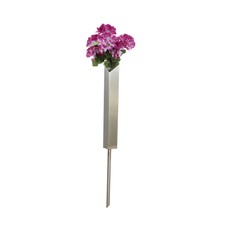 Grabvase Acciaio Inox V2A Piazza Pregiato 57 cm, Decorazione
