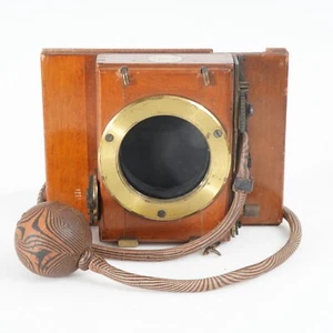 :Thornton Pickard 1¾" Inch Rolling Blind Cloth Shutter in 3¾ x 4¾" Lens Board - Picture 1 of 9