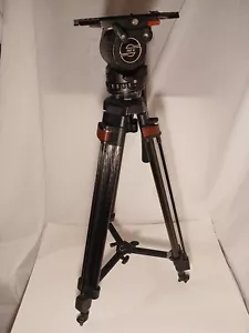 Sachtler FSB8 Mid-Level Spreader Carbon Fiber Fluid Head Tripod - Picture 1 of 6