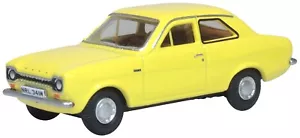 Oxford Diecast Ford Escort Mk.III "Daytona Yellow" Die Cast Modell Maßstab 1:76 00 - Bild 1 von 2