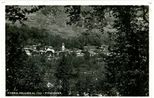 1933 Bobbio Pellice panorama dest Bergamo FP BN VG