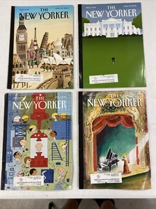 The New Yorker 4-Magazines  4/20 & 4/27/09.  1/4 & 3/15/10 - Picture 1 of 4
