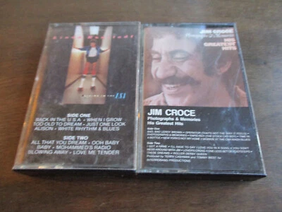 Jim Croce Photographs & Memories His Greatest Hits & Linda Ronstadt USA Tapes $5 - Image 1 of 2
