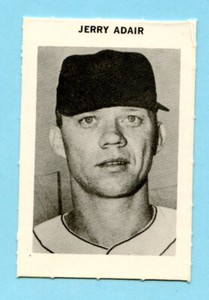 1972 Milton Bradley # 4A  Jerry Adair Box 705 -464