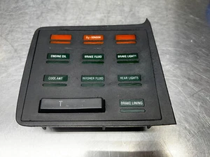 BMW E24 Series 1 Check Control Panel 1980 635csi M6 - Picture 1 of 2