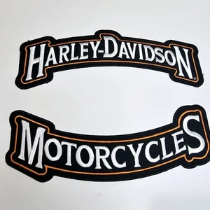 Harley Davidson Motorrad Jacke Patch Set 12"x3" bügeln oder nähen - Bild 1 von 4