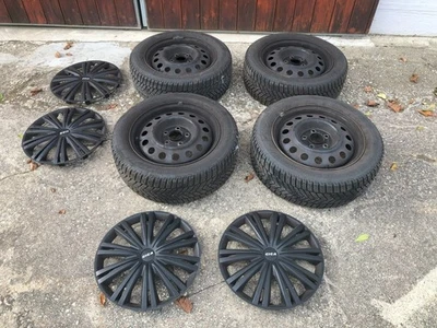 Fulda Reifen 4 Stück mit Radkappen Winterräder Winterreifen 205/55R/16 - 91H - Bild 1 von 4