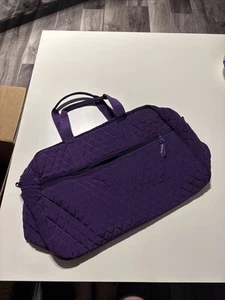 Vera Bradley Elderberry TRAVELER Carry-on Travel Luggage Overnight 18.5 12.75 8 - Picture 1 of 9