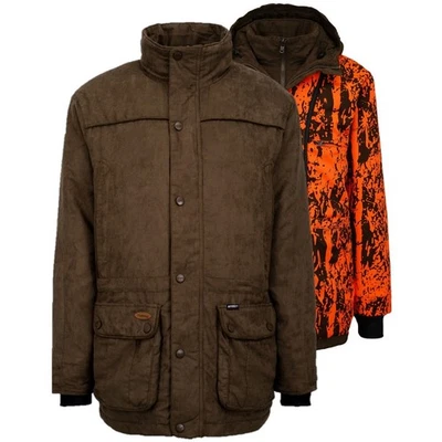 Hubertus® Camo-Wendejacke "Abisko" Jagdjacke für Herren wasserdicht oliv/grün - Bild 1 von 4