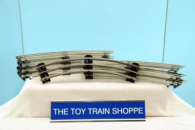 LIONEL 65501 O-31 CURVE TRACK W BLACK TIES. LOT OF 8 PCS (MAKES A CIRCLE). NEW. - Image 1 of 2