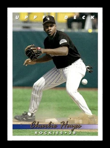 CHARLIE HAYES ⚾ 1993 Upper Deck Baseball #647 Rockies - Picture 1 of 2
