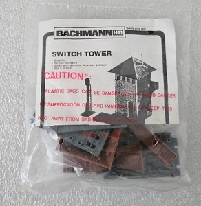 Bachmann #45132 Switch Tower Model Kit Pre-Colored New Factory Sealed No Box - Bild 1 von 5