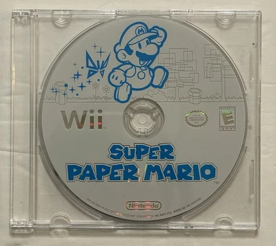 Super Paper Mario (Nintendo Wii, 2007) Disc Only / Tested - Image 1 of 2