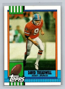 1990 Topps #34 David Treadwell Denver Broncos Football Card - Picture 1 of 2