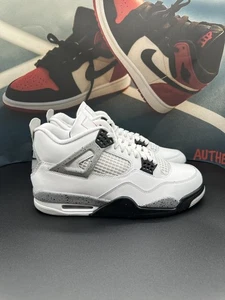 Size 10 - Air Jordan 4 Retro OG 2025 White Cement - Picture 1 of 8
