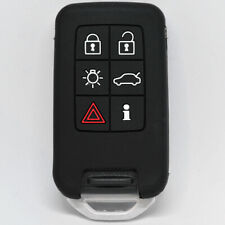 Auto Schlüssel Silikon Schutz Hülle Schwarz für Volvo XC70 V70 S60 S80 Smartkey