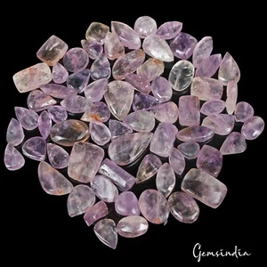 Gemas sueltas al por mayor de 720 quilates naturales sin tratar amatista púrpura druzy sin cortar 69 piezas - Imagen 1 de 6