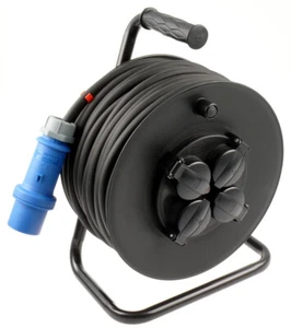 Tambor de cable Camping CEE Conector Exterior H07RN-F Línea de goma 3g1,5-3g2,5 25-50m - Imagen 1 de 71