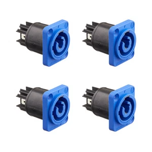4x Neutrik PowerCON entrada principal 3 pines chasis 20A - Imagen 1 de 2