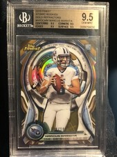 2015 Finest Gold Refractor Marcus Mariota Atomic Rookie #129/199 BGS 9.5 X 4 RC