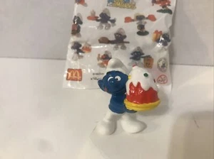 Schlümpfe 20100 Kuchenschlumpf McDonalds Figur selten Vintage 1996 Spielzeug PVC Figur Peyo - Bild 1 von 6