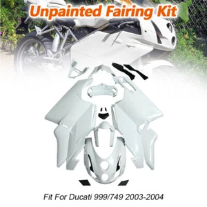 Bodywork Fairing Kit Unpainted Cowling New Fit For Ducati 999 749 2004 - Picture 1 of 12